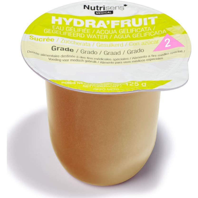 Nutrisens Hydra Fruit Eau Gélifiée Edulcorée Citron 24x125g
