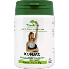 Exceldiet Pharma Konjac Régulateur D'Appétit 60 Gélules