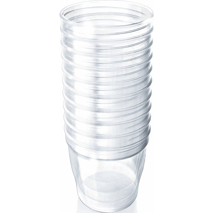 Avent Via Breast Milk Containers Tasses sans couvercle 180ml 10 Unités