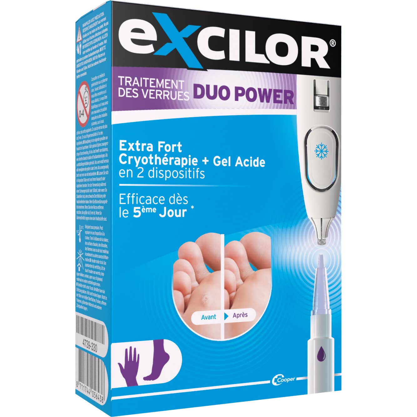 Excilor Traitement Verrues Duo Power Mains & Pieds