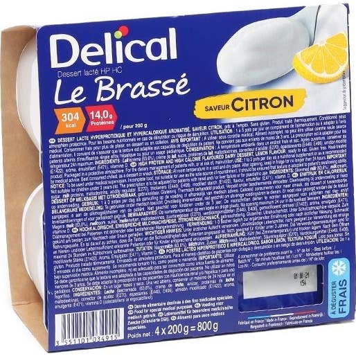 Delical Le Brassé Hp Hc Citron 4x200g