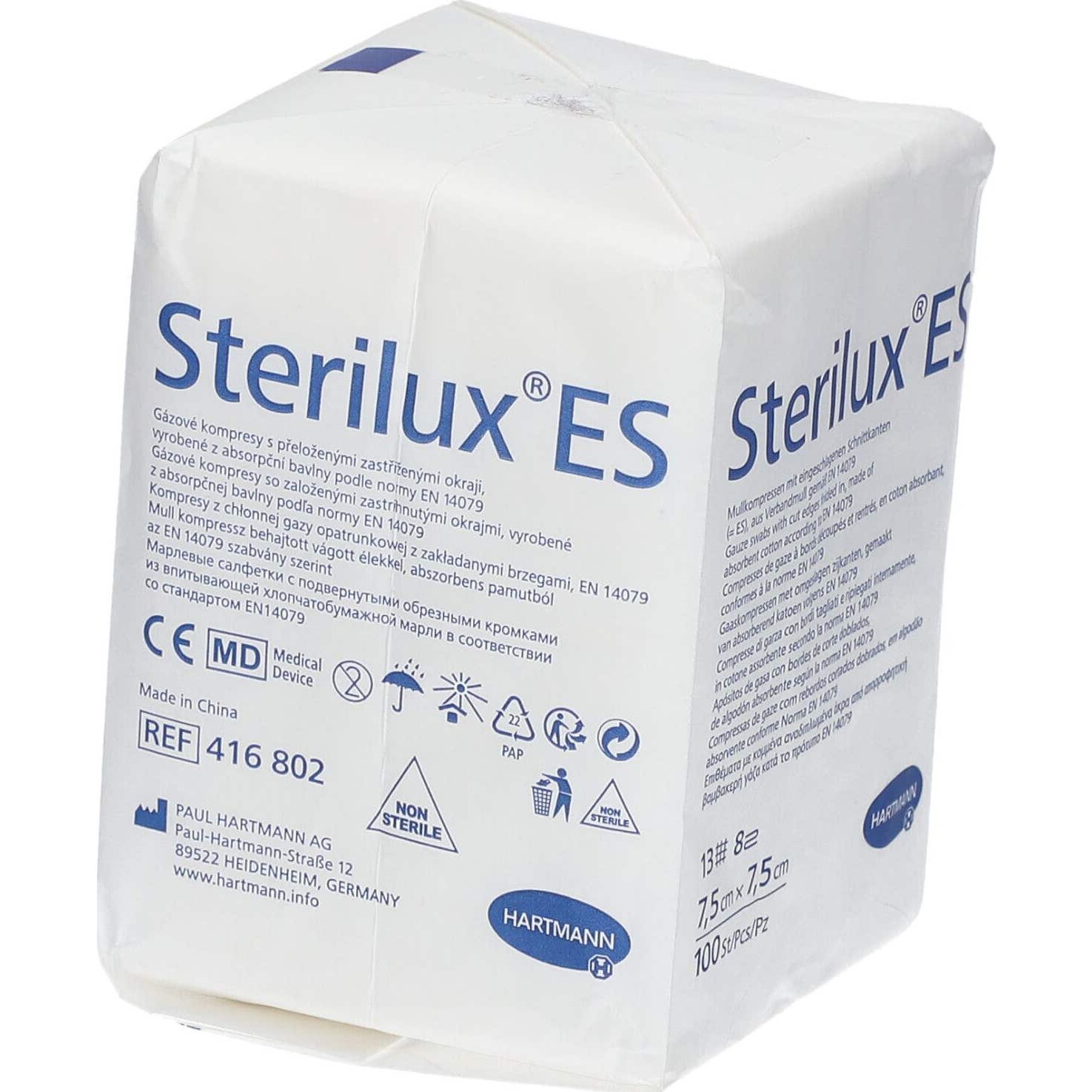 Sterilux Comp 8Pl13F 7,5X7,5 100 Sterilux Comp 8Pl13F 7,5X7,5 100