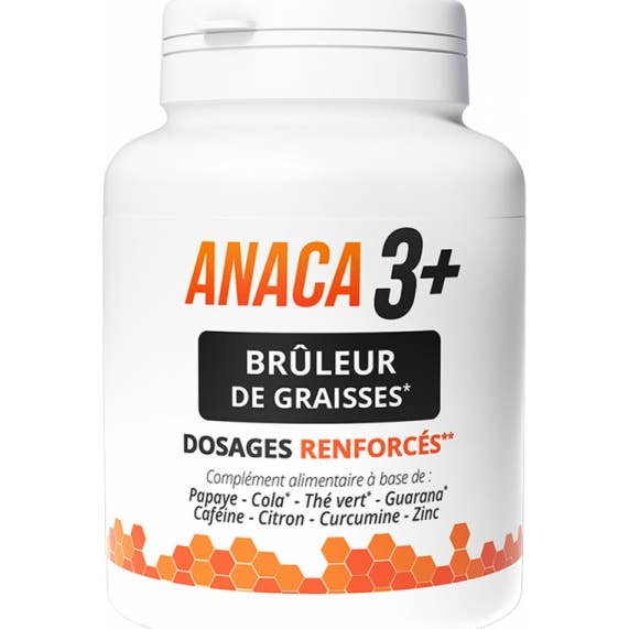 Anaca3+ Brûleur De Graisses 120 Gélules