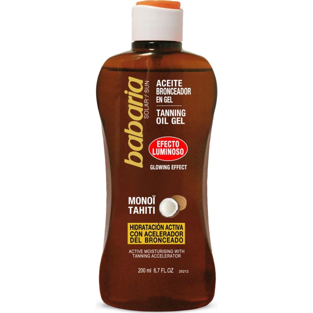 Babaria Monoï Tahiti Aceite Bronceador Efecto Luminoso 200ml