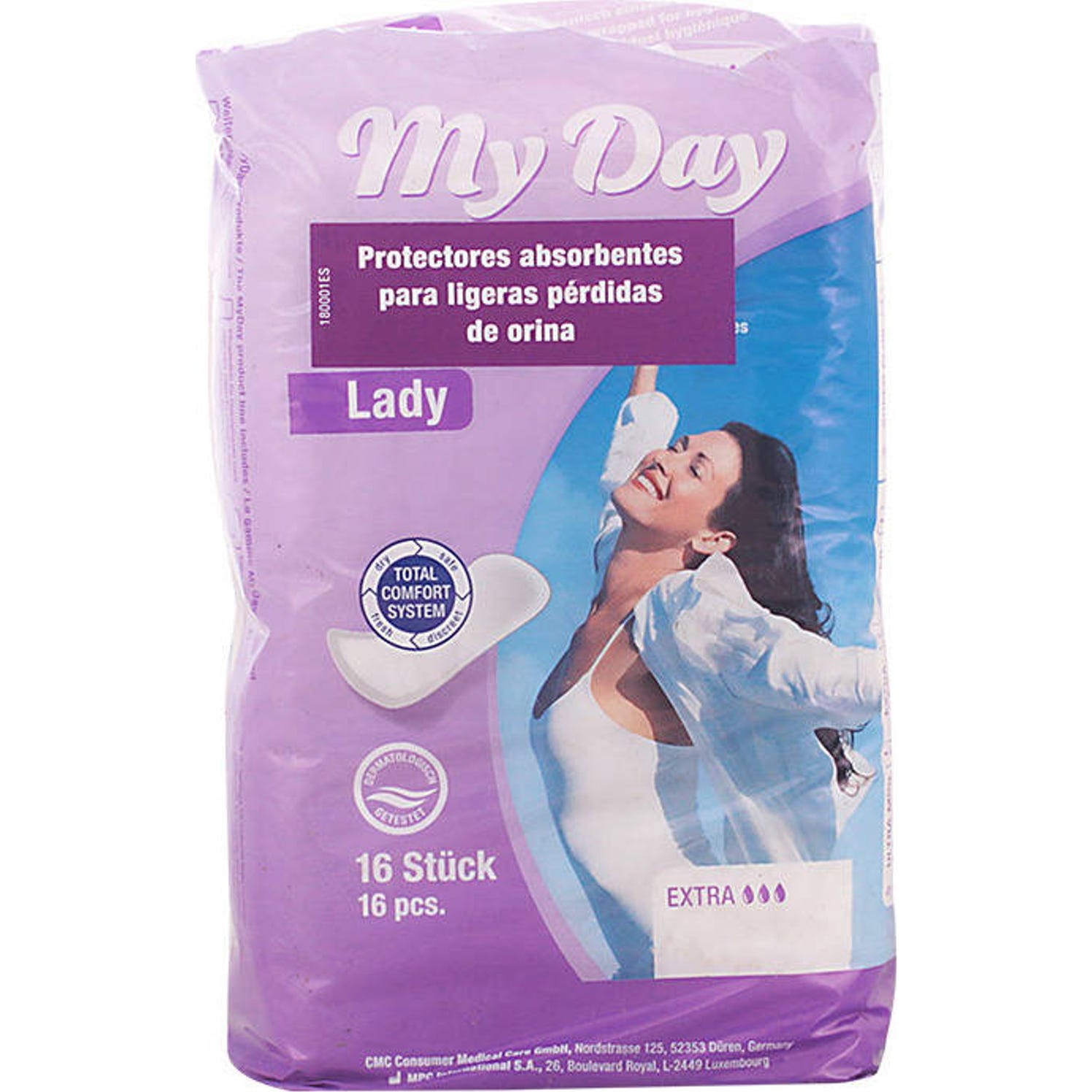 Serviettes pour incontinence My Day Mini 16pcs