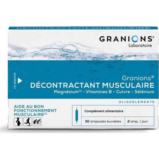 Granions Décontractant Musculaire 30 ampoules