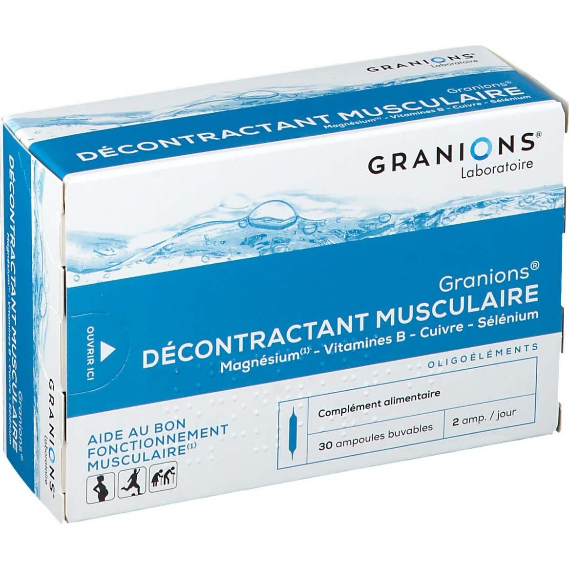 Granions Décontractant Musculaire 30 ampoules