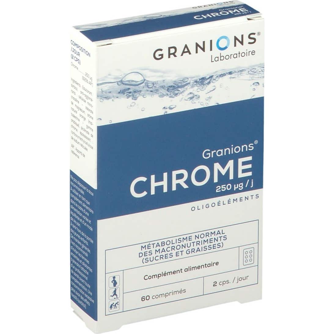 Granions Chrome 250µg 60comp