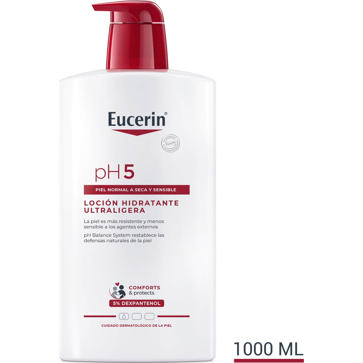 Eucerin pH5 Lotion Hydratante Ultra-Légère 1000 ml