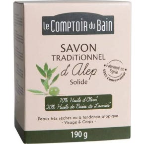 Le Comptoir Du Bain Savon Traditionnel D'alep Solide 190 G - Image 3