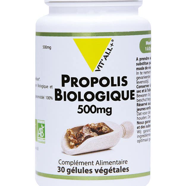 Vit'All+ Propolis Bio 500mg 30 Gélules