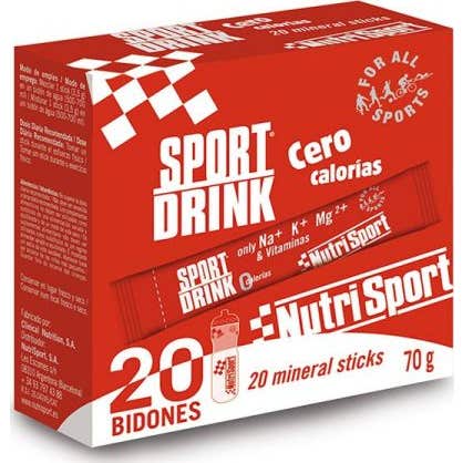 Nutrisport Sport Drink Zero Calories 20 Sticks
