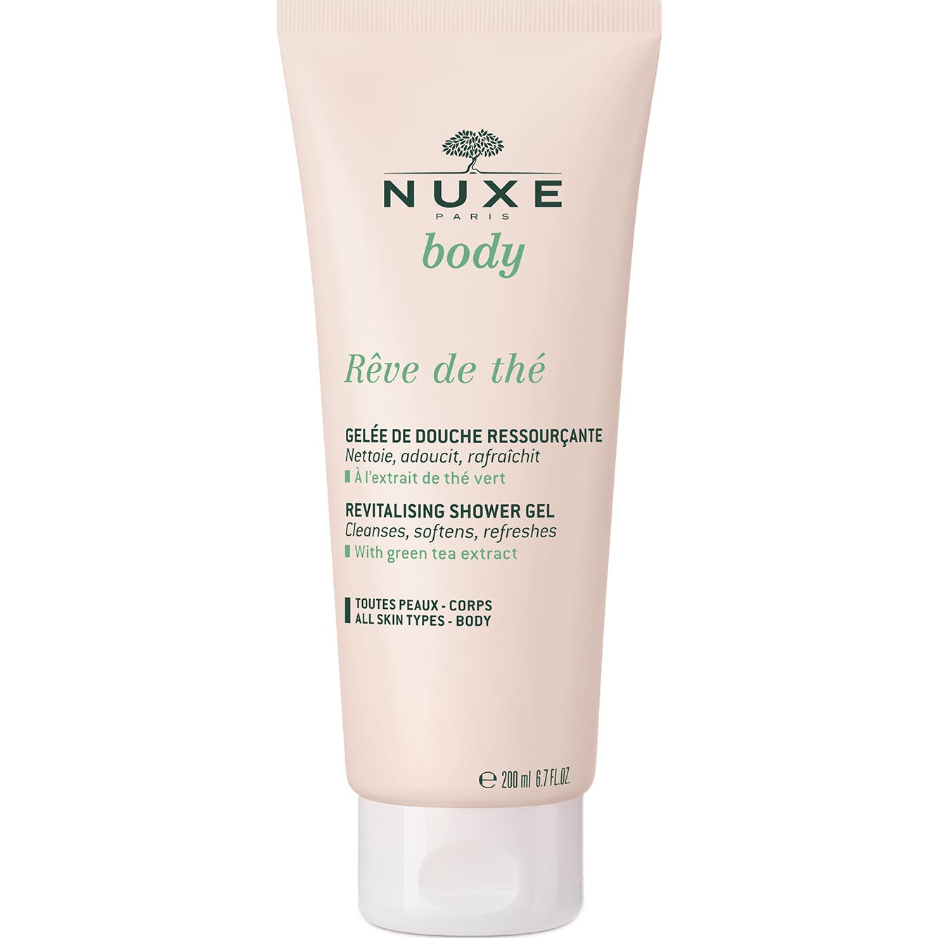 Nuxe Body Rêve De Thé Gelée De Douche Ressourçante 200ml