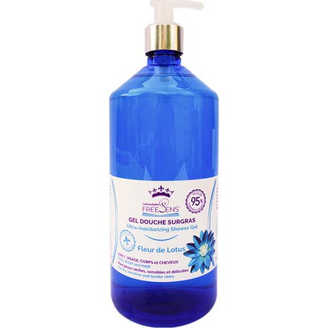 Freesens Gel Douche Surgras Sans Savon Fleur De Lotus 1L