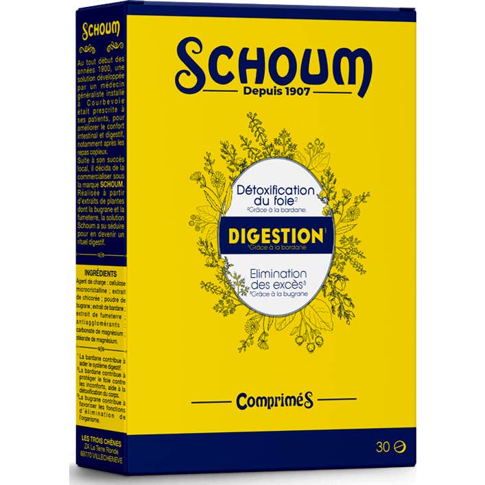 Schoum Digestion 30 Comprimés
