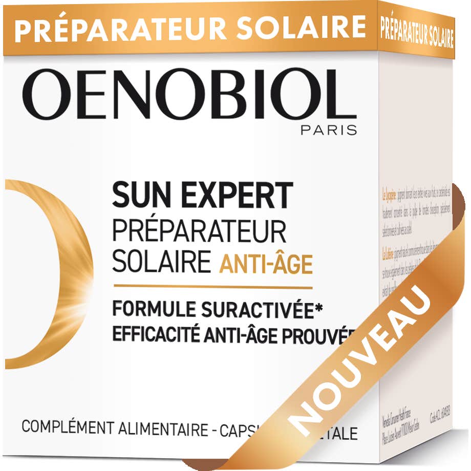 Oenobiol Sun Expert Préparateur Solaire Anti-Âge 30 Capsules