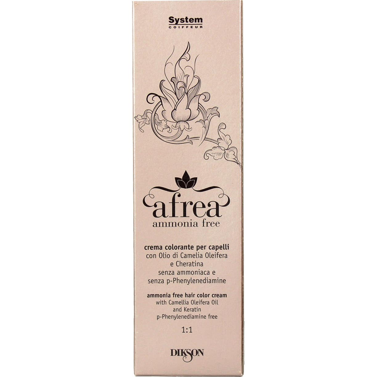 Dikson Afrea teinture permanente sans ammoniaque 4.07 120ml