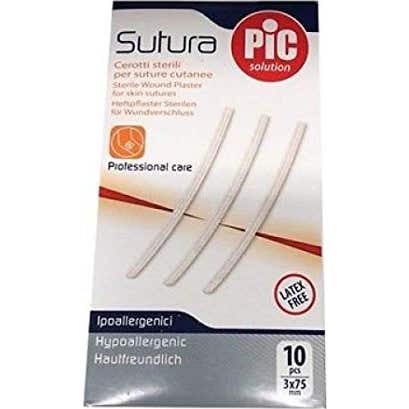 Pic Solution Pansements Suture 3x75 mm 10 Unités