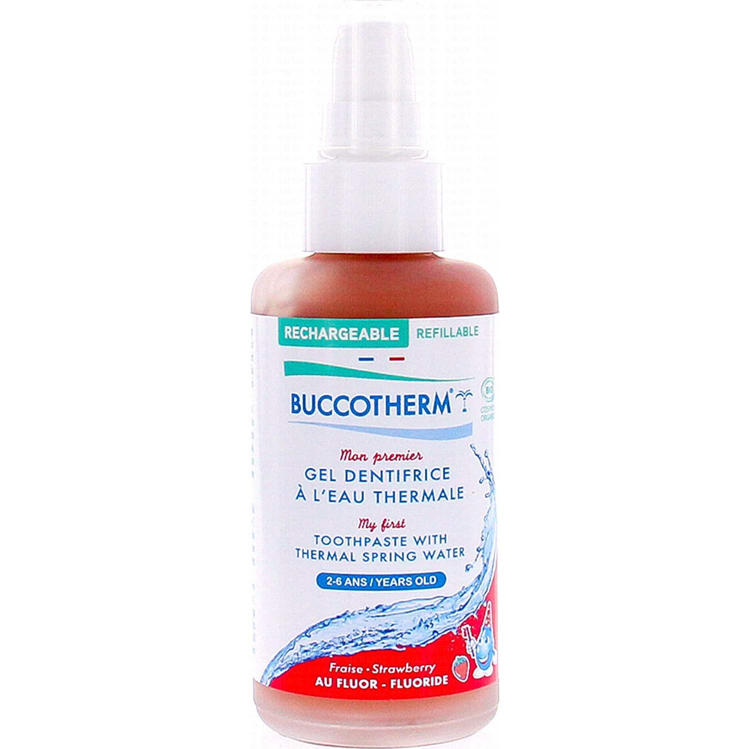 Buccotherm Mon 1Er Gel Dentifrice Bio Fraise Rechargeable 100ml