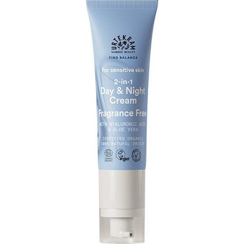 Urtekram 2 in 1 Day & Night Cream Fragrance Free Sensitive 50 ml