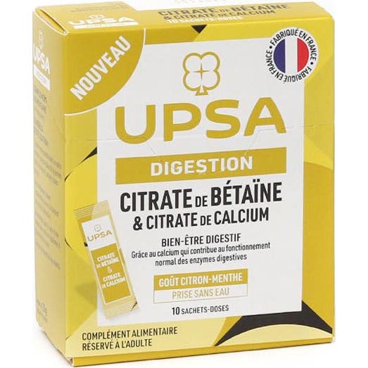 Upsa Digestion GoûT Citron-Menthe 10 Sachets-image