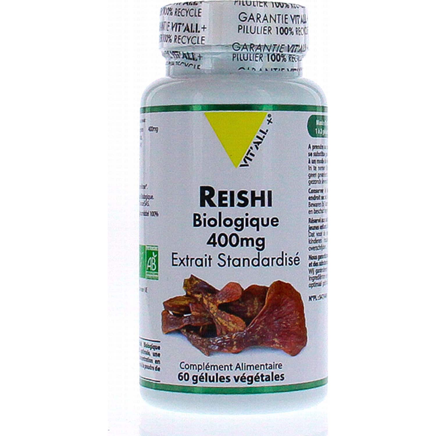 Vit'All+ Reishi 400mg 60caps