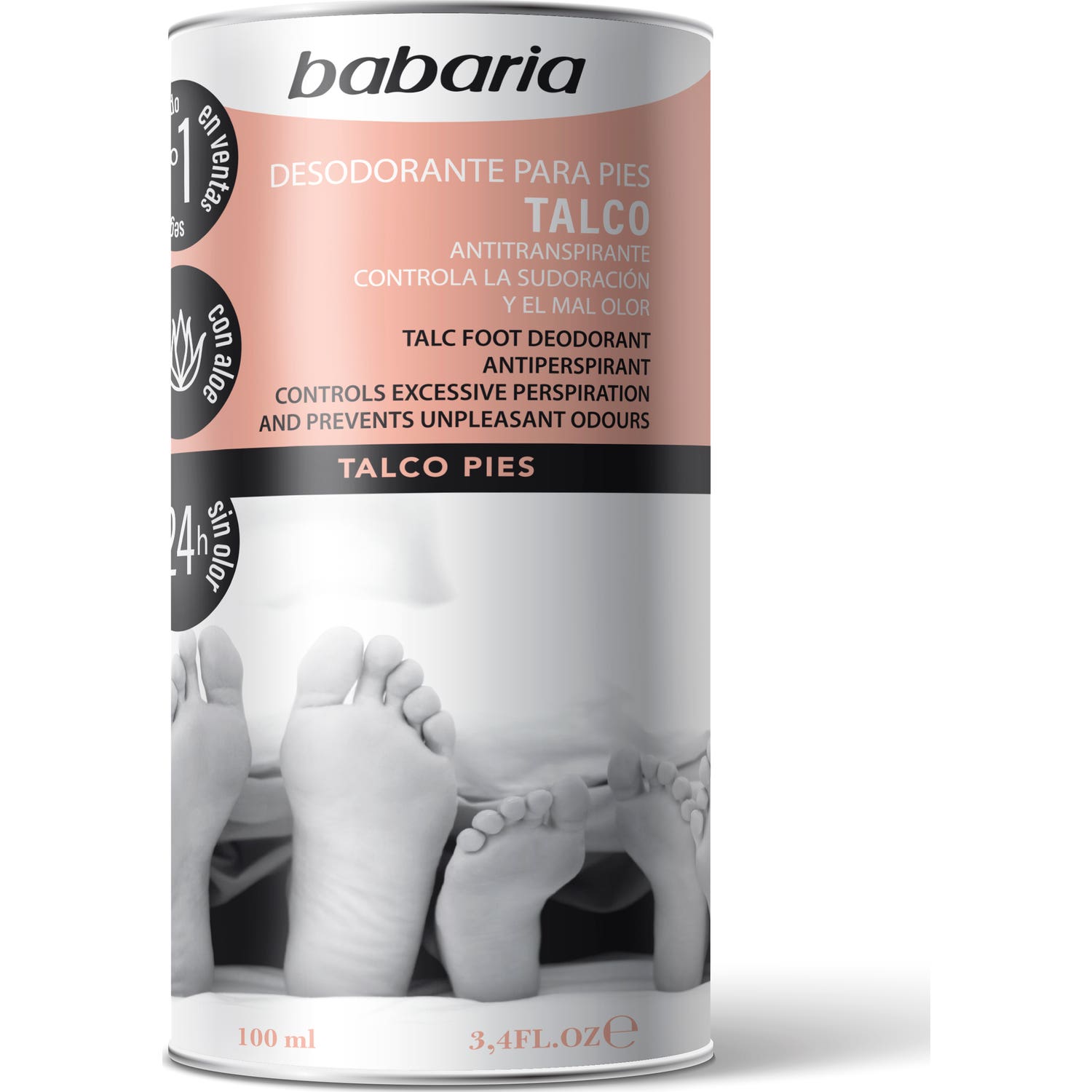 Babaria Talc Déodorant Talc 100ml
