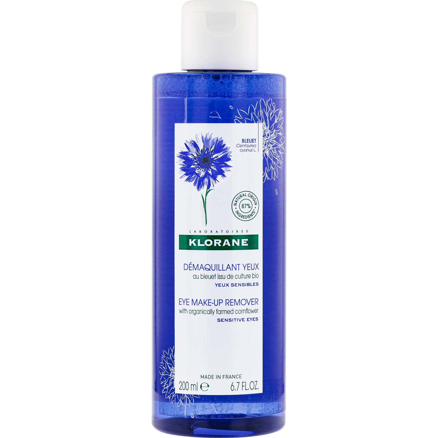 Klorane Démaquillant Yeux Au Bleuet 200ml