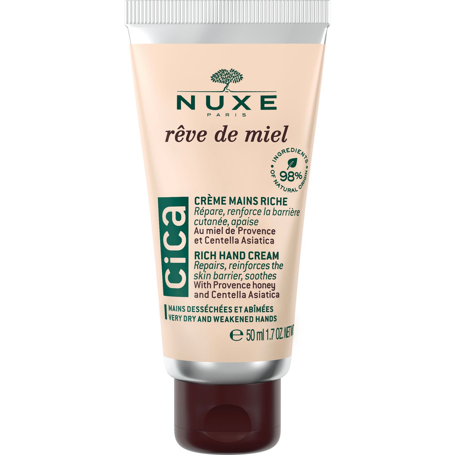 Nuxe Rêve de Miel CICA Crema de Manos Rica 50ml