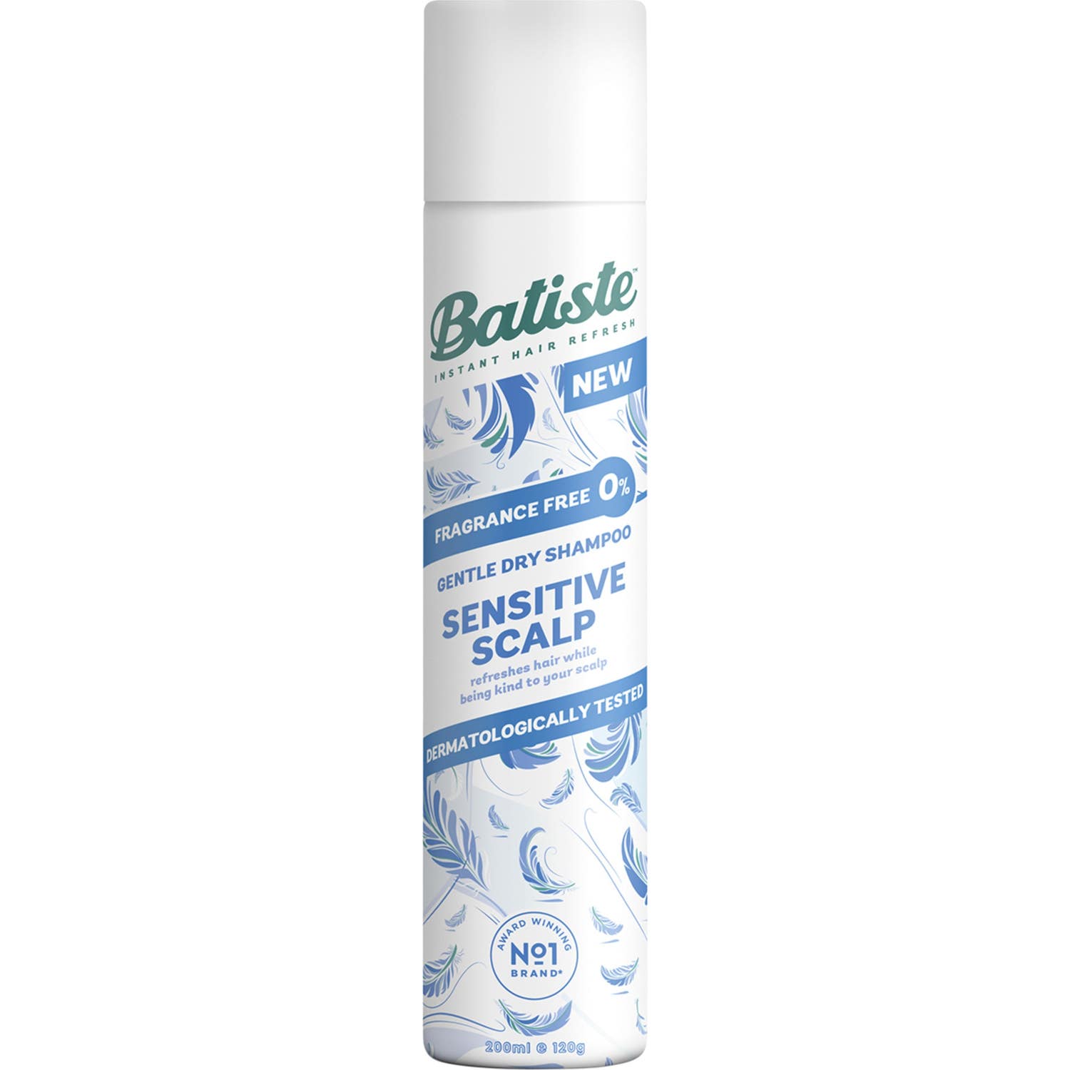 Batiste Shampooing Sec Sensitive Scalp 0% Parfum 200 ml