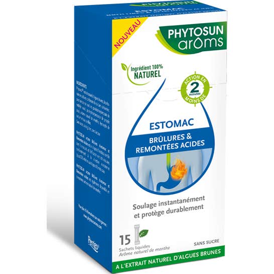 Phytosun Aroms Estomac Brulures Remontées Acides 15 sachets