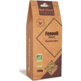 Nat&Form Tisanes Fenouil Bio 100g