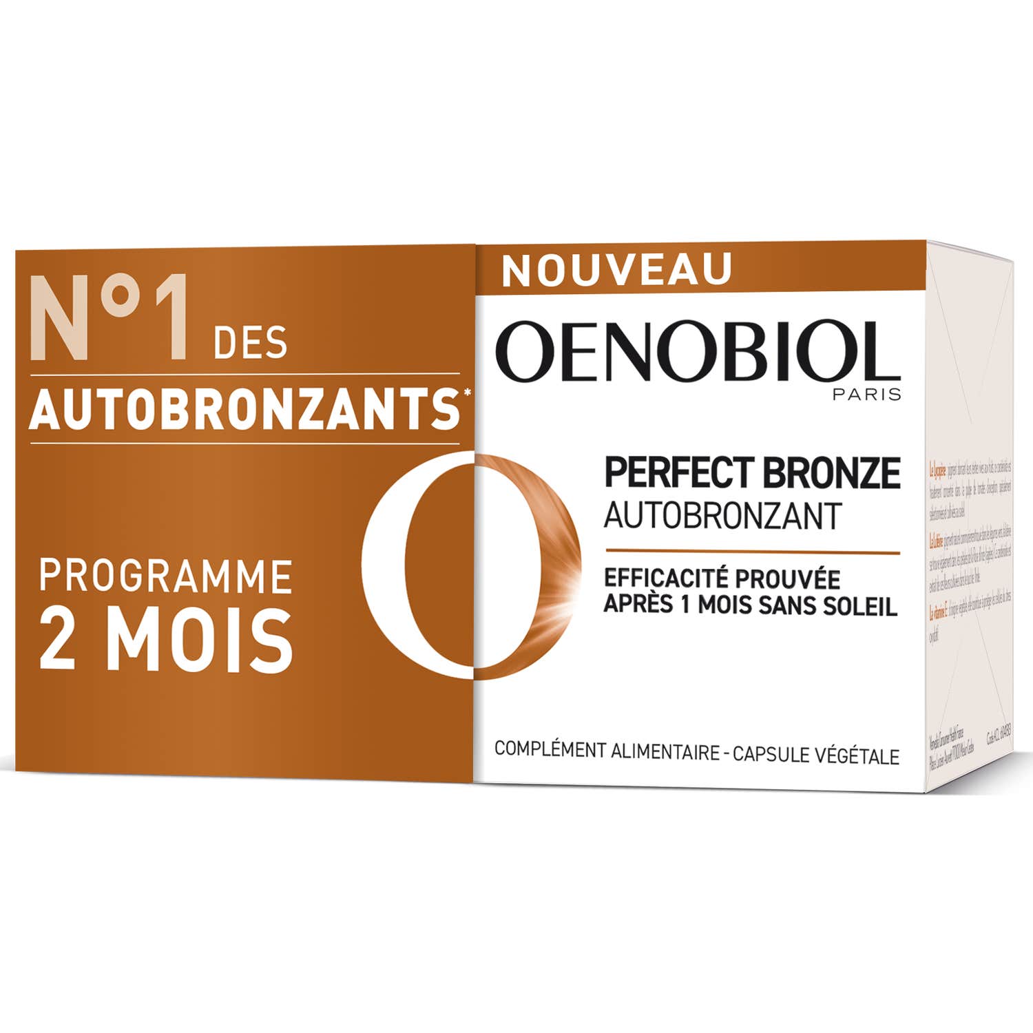 Oenobiol Perfect Bronze Autobronzant 2x30 Capsules
