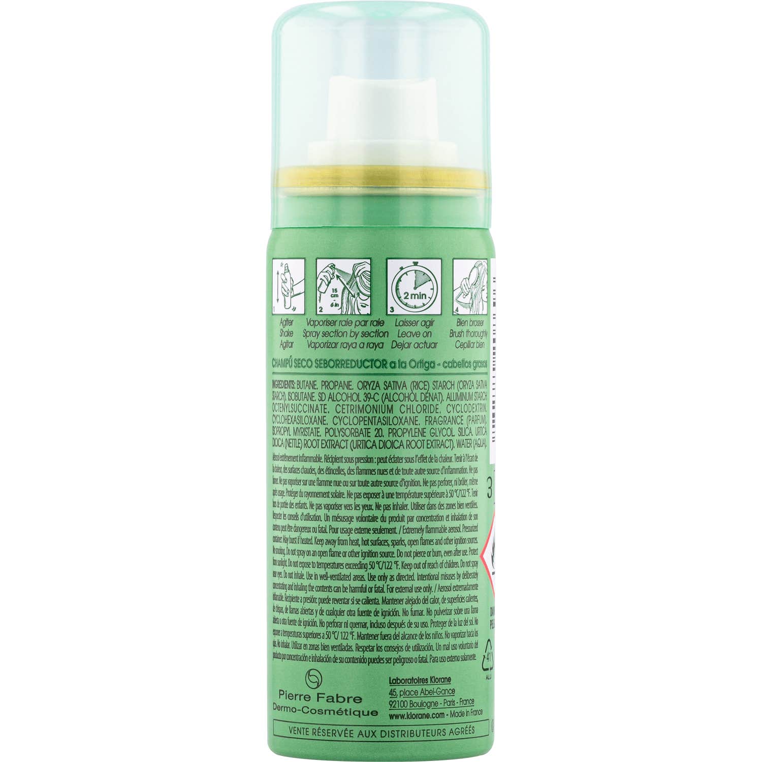 Klorane Shampooing Sec À L'Ortie 50ml