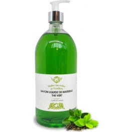 Freesens Savon Liquide de Marseille Thé Vert 1l