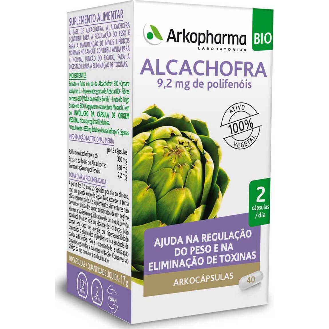 Arkopharma Arkogélules Artichaut BIO 40caps