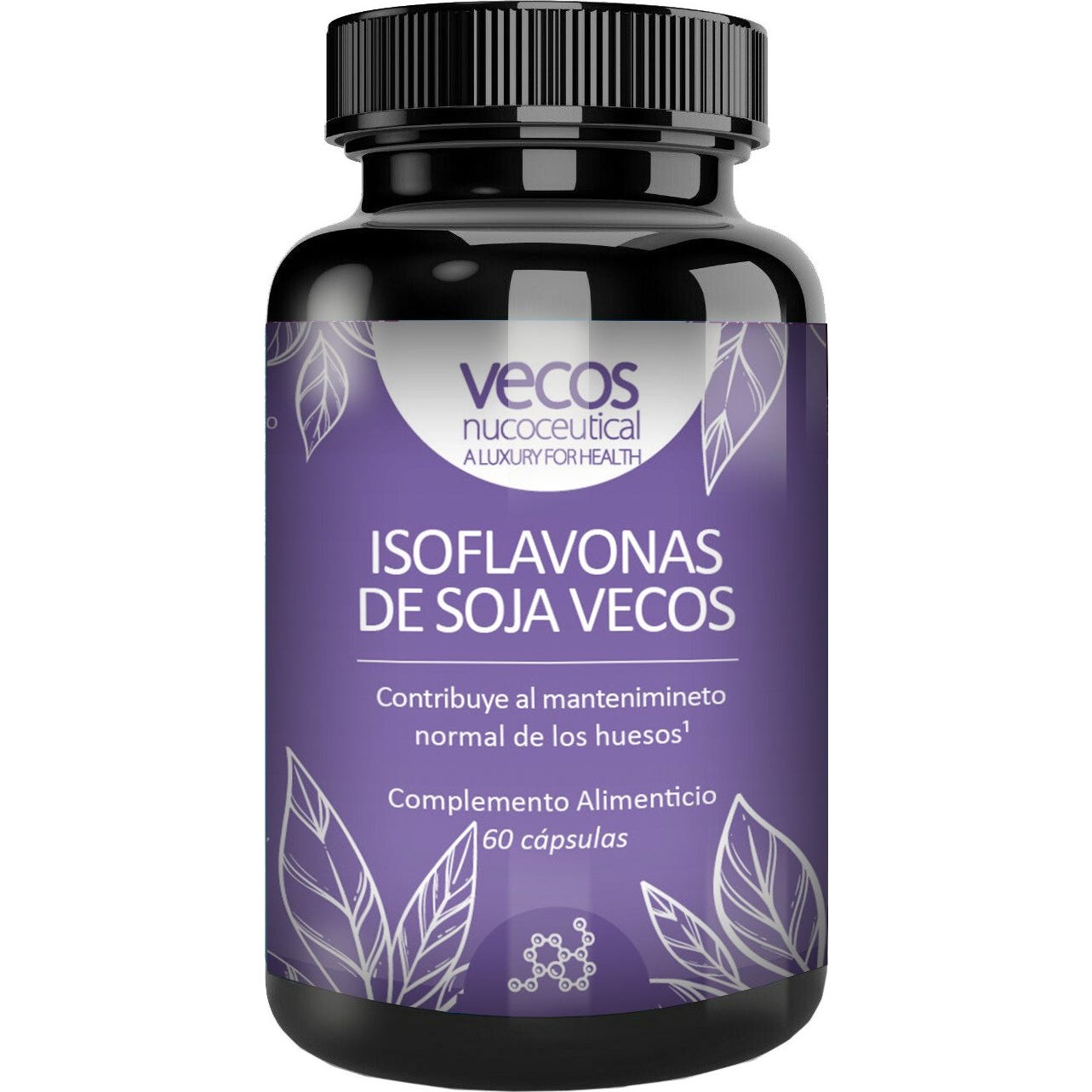 Vecos Nucoceutical Isoflavonas De Soja 60 Cápsulas