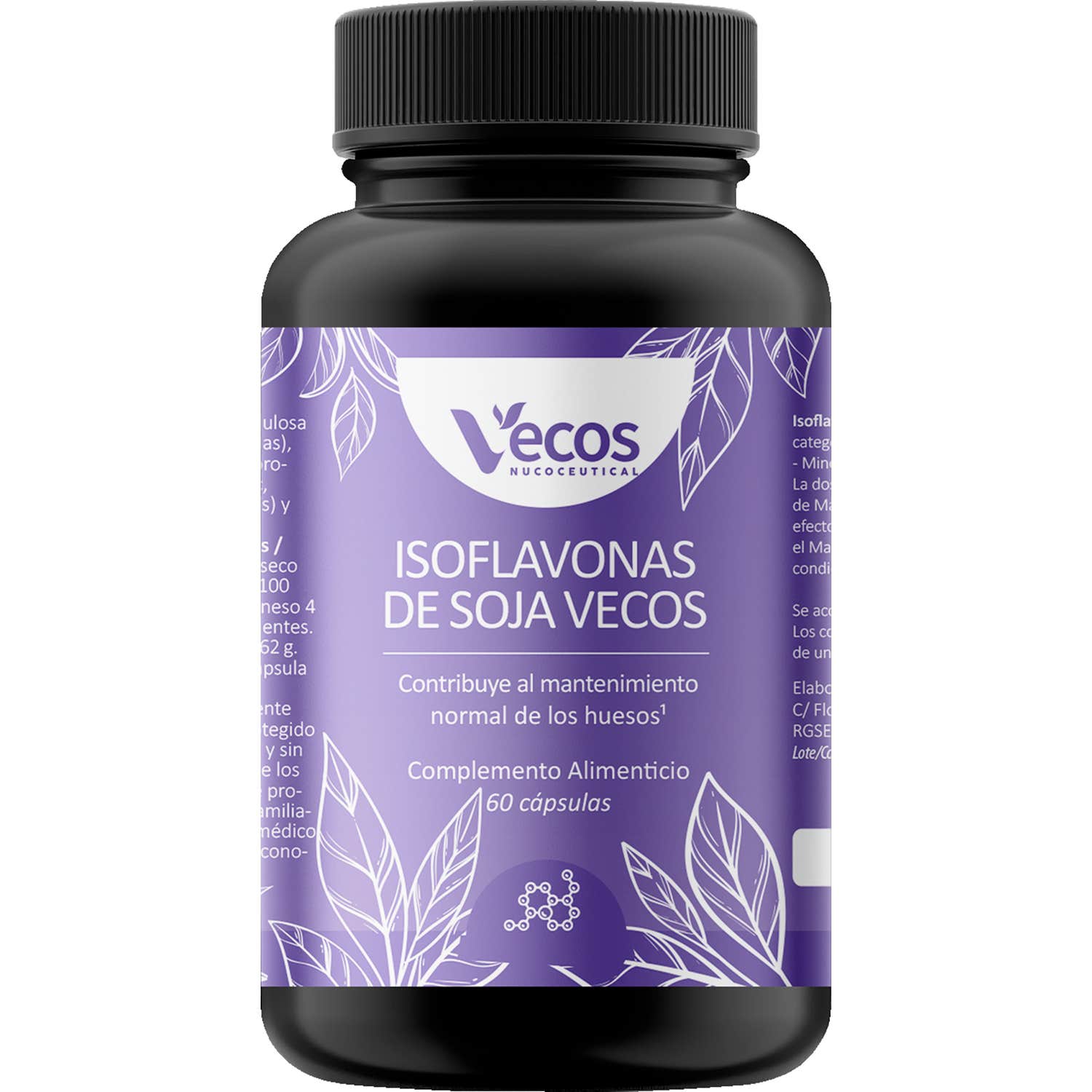 Vecos Nucoceutical Isoflavonas De Soja 60 Cápsulas