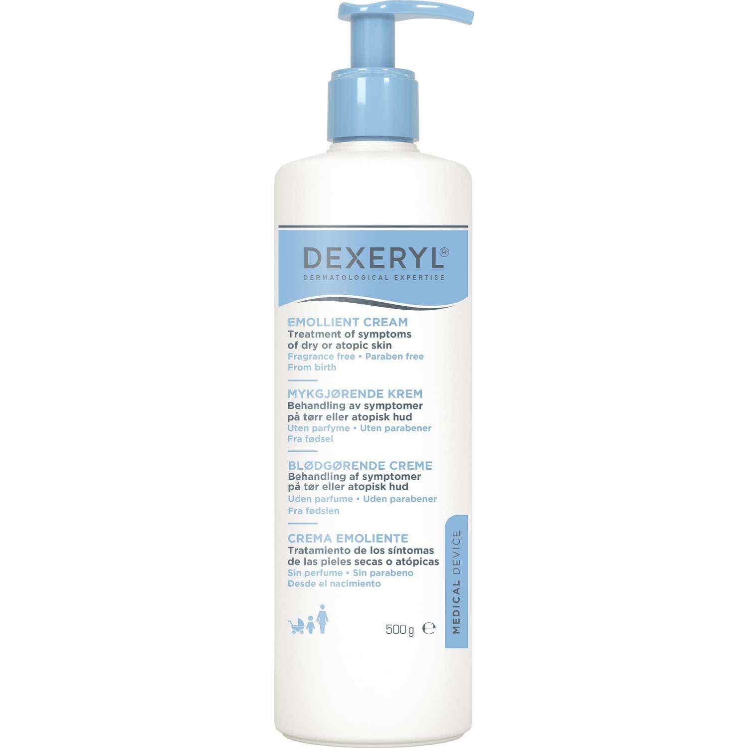 Dexeryl Crème Émolliente Sécheresses Cutanées 500g