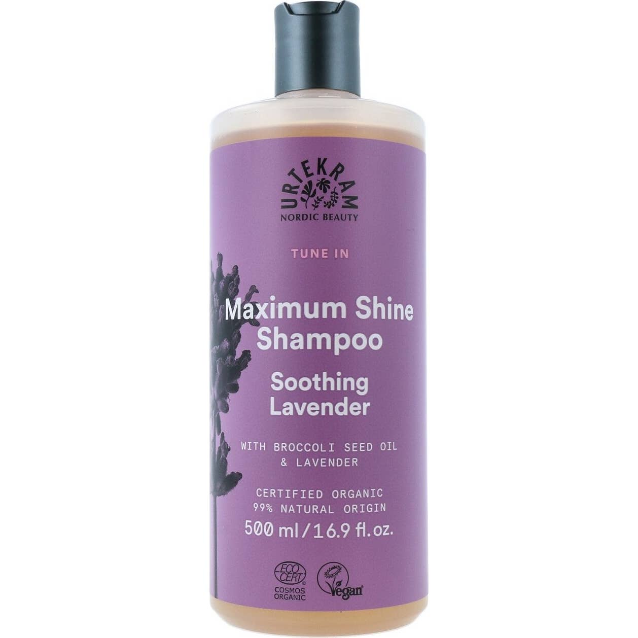 Urtekram Shampooing à la Lavande Tous Types de Cheveux Bio 500ml