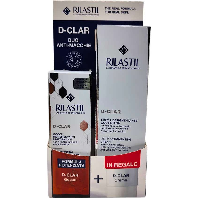 Rilastil D-Clar Crème Dépigmentante Anti-Taches Quotidienne + Sérum