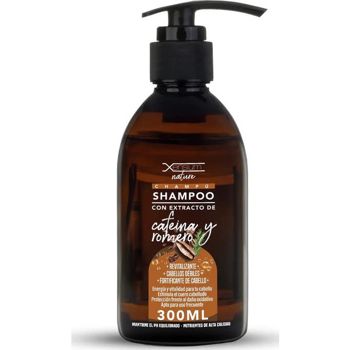 Xensium Nature Shampooing Extrait de Caféine et Romarin 300ml