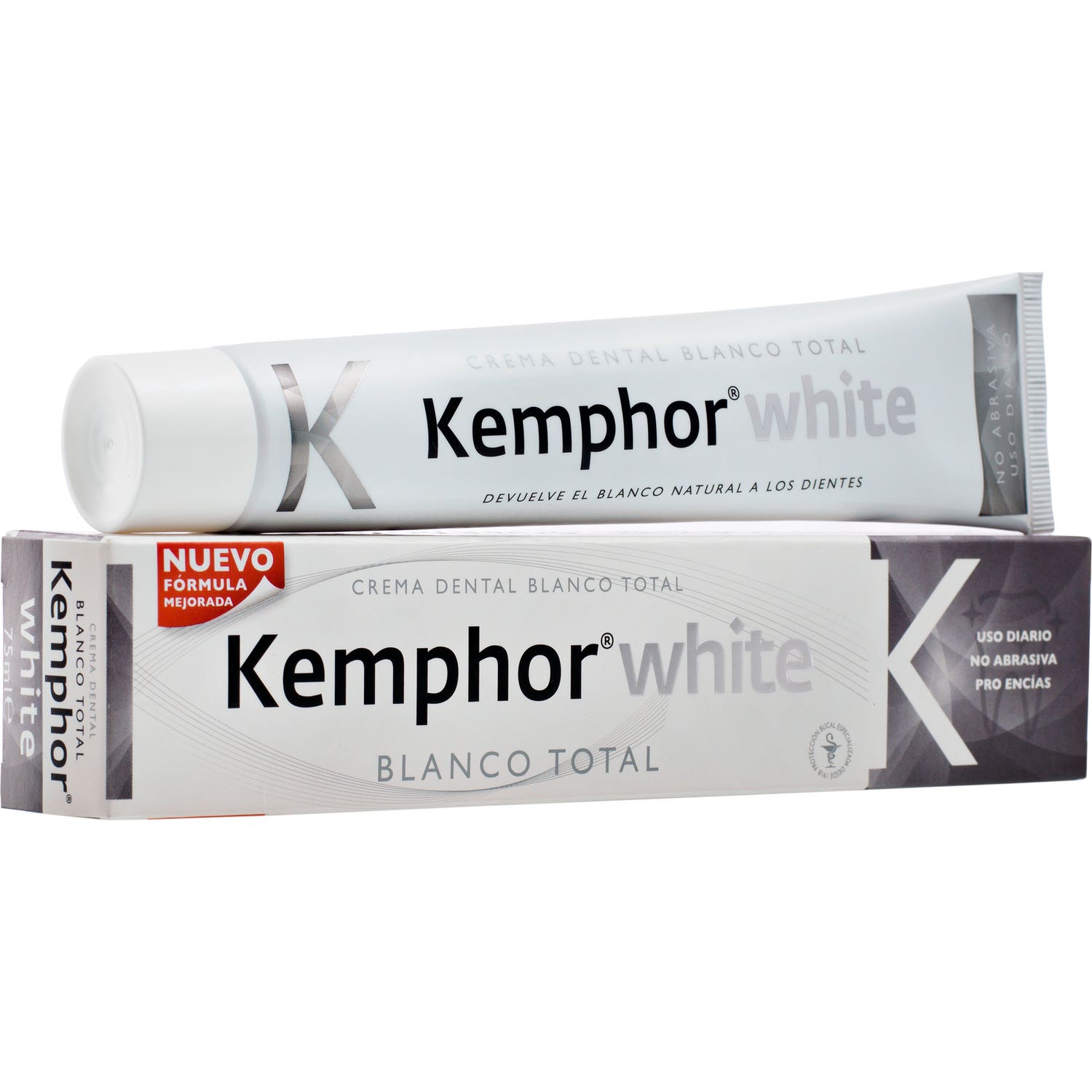 Kemphor Total White Crème Dentaire Blanche 75 ml