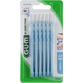 Gum Brossette Interdentaire Bi-Direction 0,9mm 6 Unités