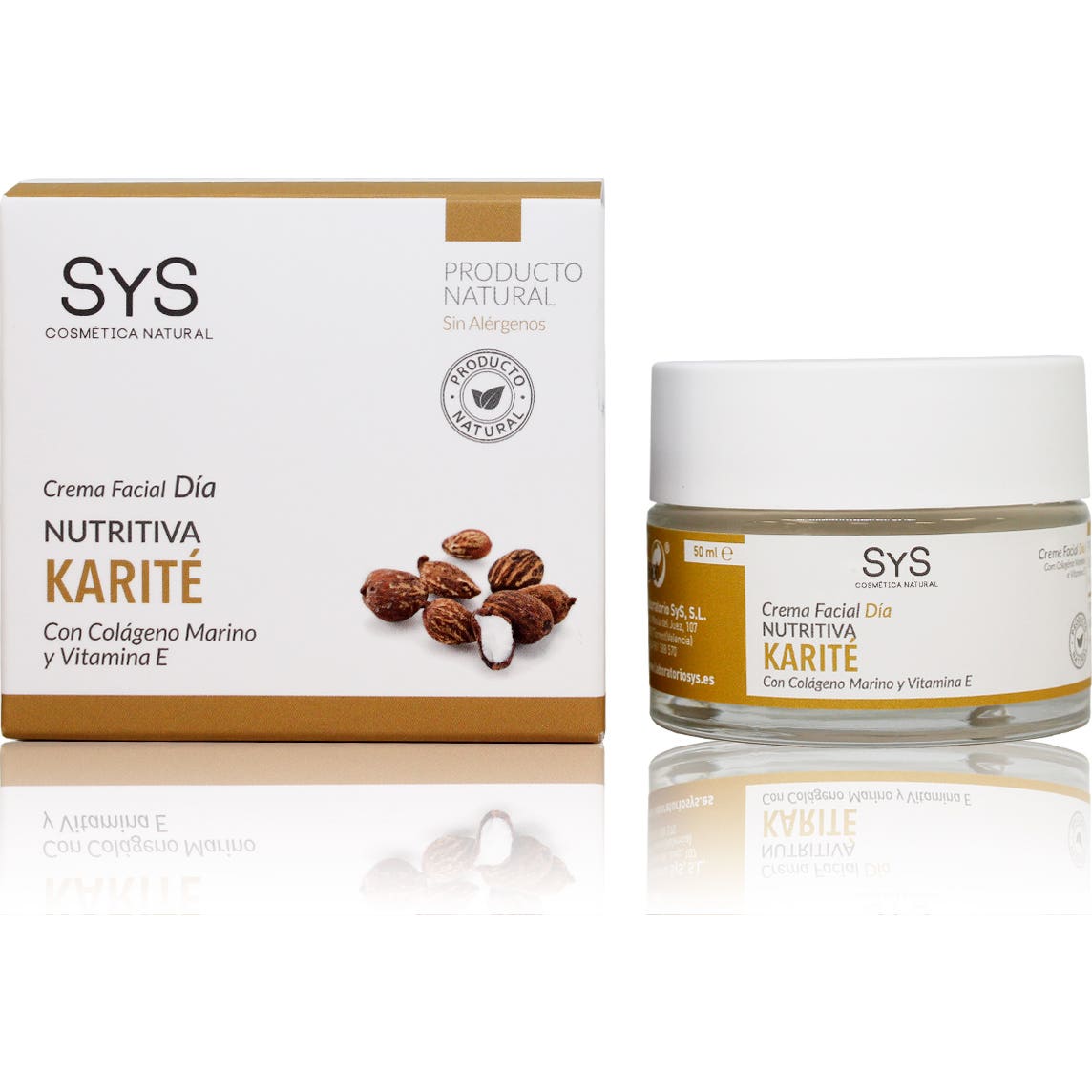SYS Crème pour le visage au beurre de karité 50ml