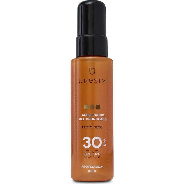 Uresim Accélérateur de Bronzage Toucher Sec Spf30 100ml