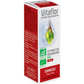 Vitaflor Extrait de Bourgeon Ginkgo Bio 15mL
