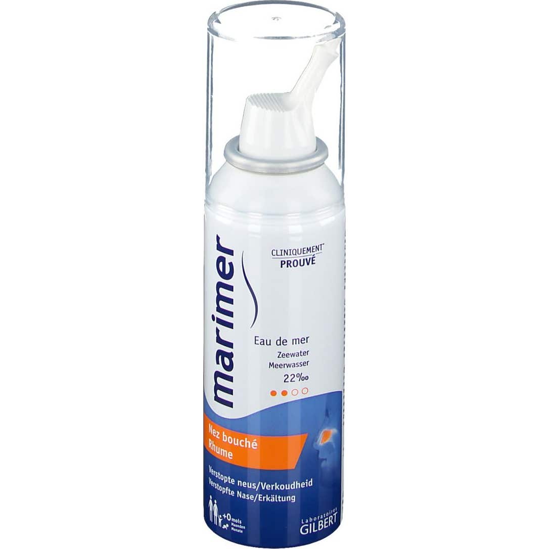 Gilbert Spray Nasal Hypertonique Nez Bouché 100ml