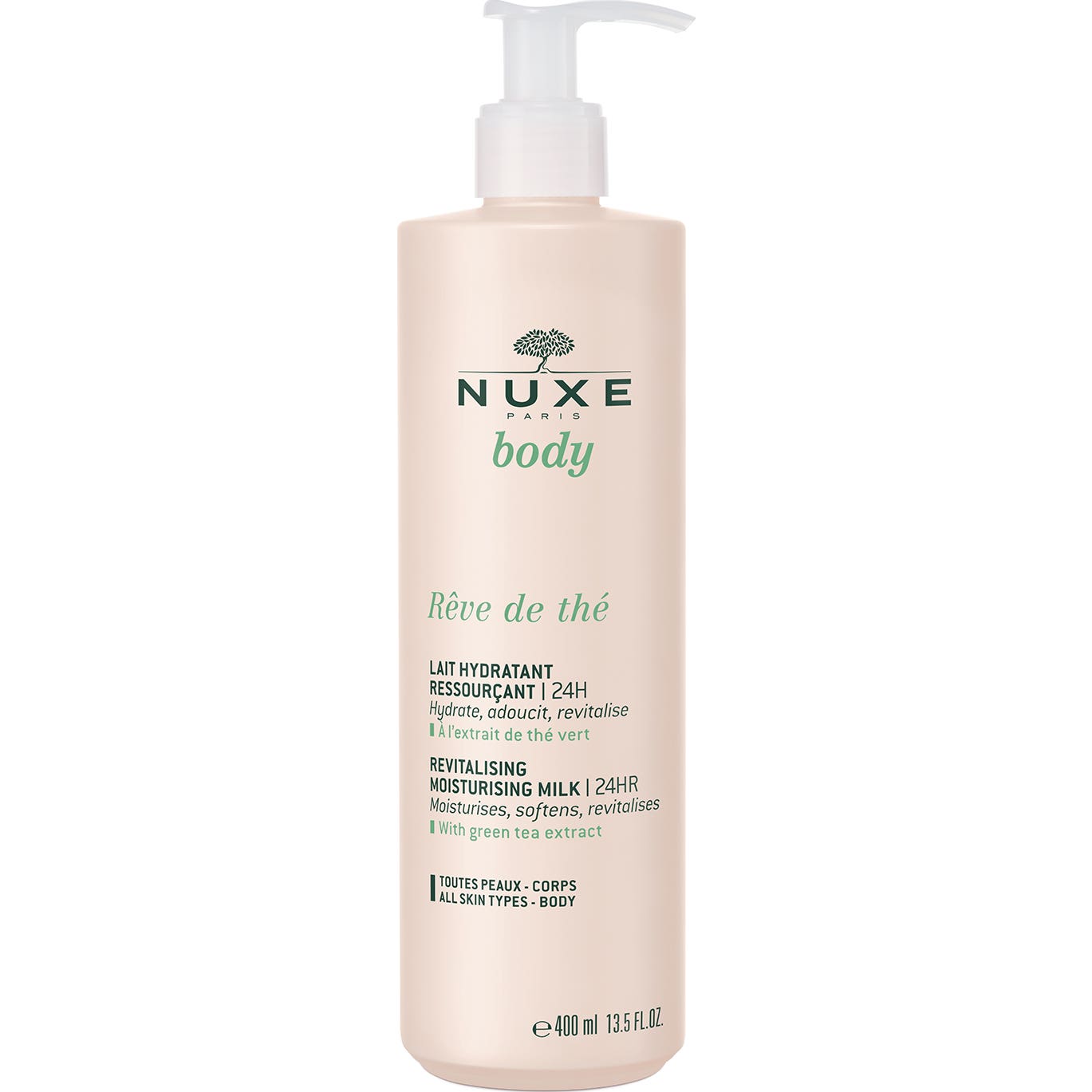 Nuxe Body Rêve de Thé Lait Hydratant Ressourçant 400ml