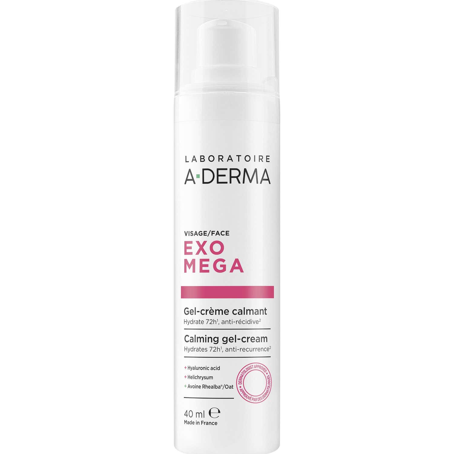A-Derma Exomega Visage Gel-Crème Calmant 40 ml